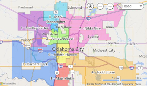 Oklahoma City Ward Map